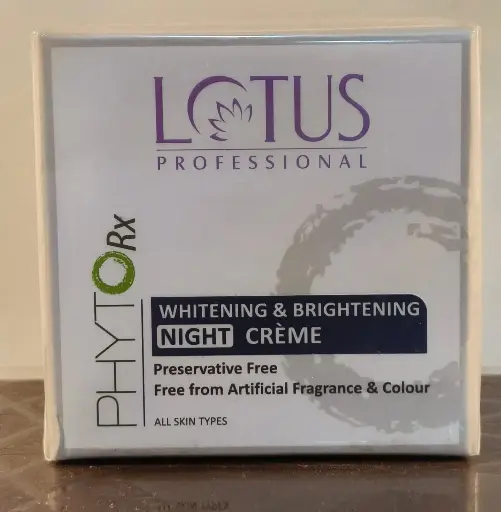 LOTUS PROFESSIONAL WHITENING & BRIGHTENING NIGHT CREME